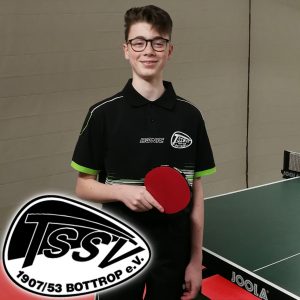 Marcel im Trikot des TSSV Bottrop.